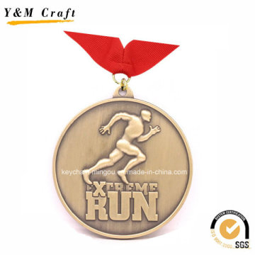 Varias medalla deportiva de bronce plateado YM1169
